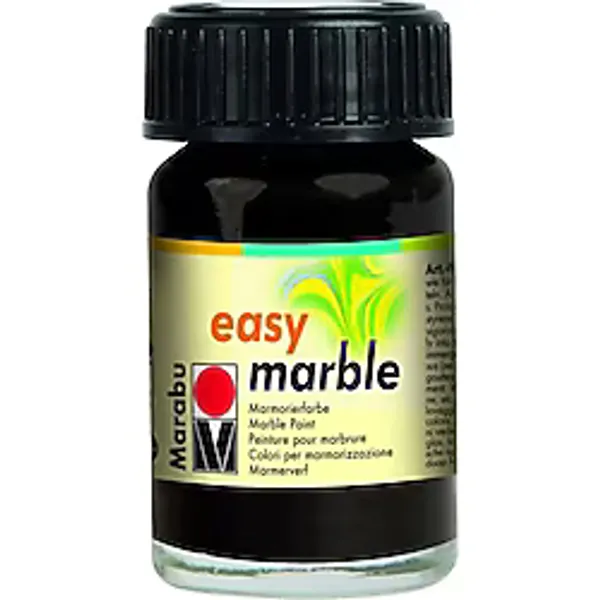 Marabu Easy Marble Ebru Boyası 15ml No:073 Black