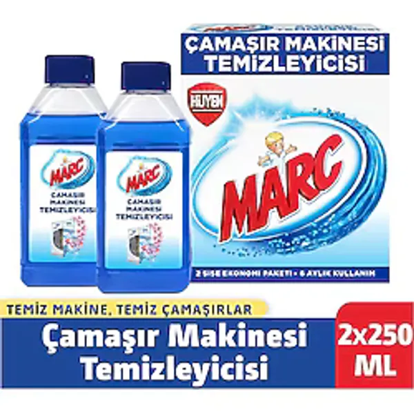 Marc Çamaşır Makinesi Temizleyici 6 Adet x 250 Ml.