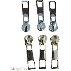 MarginTex Metal Fermuar Başlığı 20 Adet ( Sürgü Metal Fermuar Kürsör )