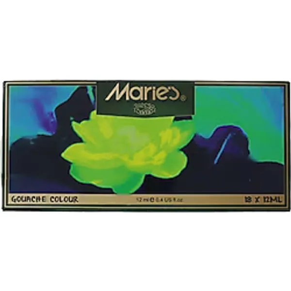 Maries 12 ml 18 Renk Guaj Boya
