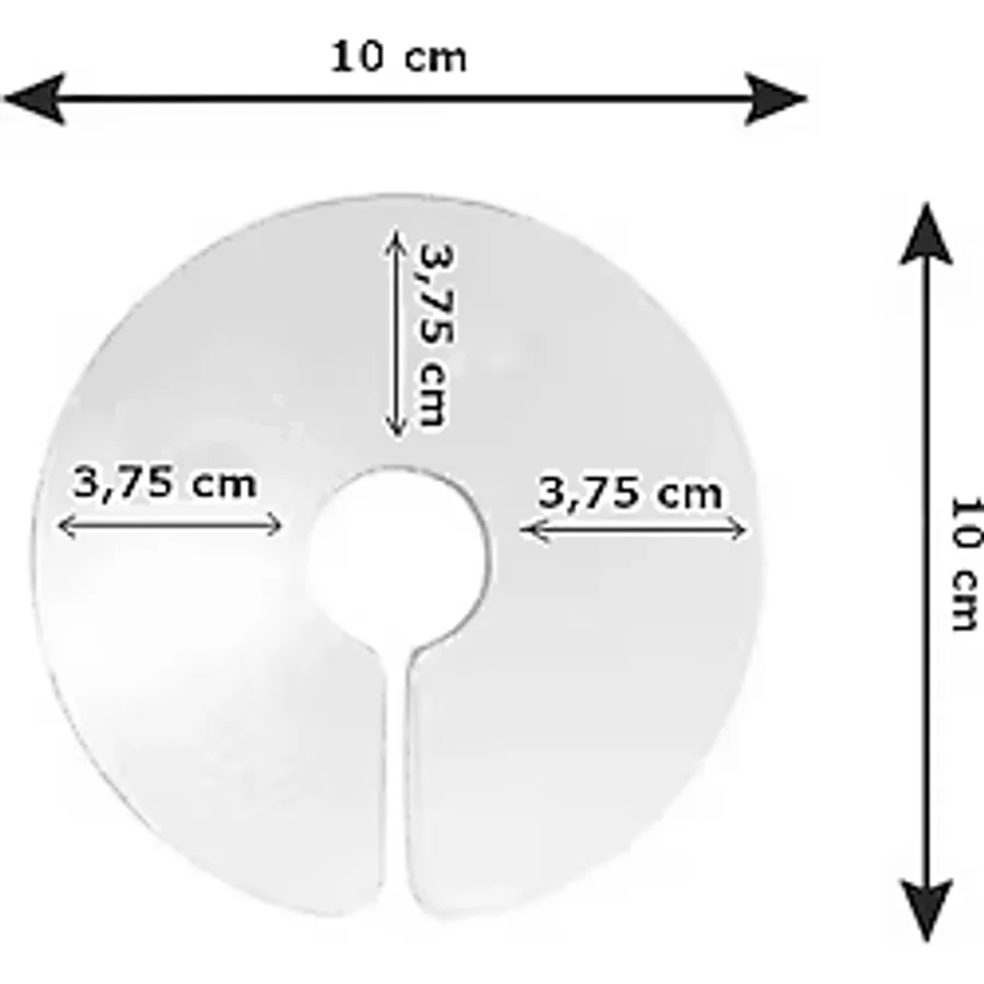 Markapet Elizabet Seffaf Kus Yakaligi 3.75 Cm-10 Cm Standart