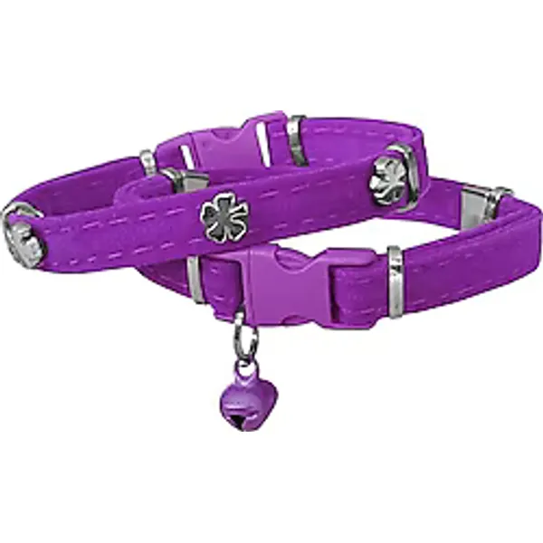 Markapet Kadife Yoncalı 20-32 cm Kedi Boyun Tasması