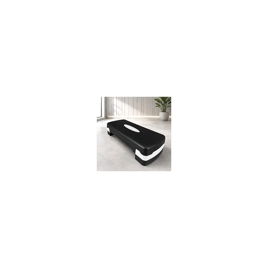 MarkEntegra 2 Kademeli Ayarlanabilir Step Tahtası, Kaymaz Yüzeyli Aerobik Step Platformu, Evde Fitness Kardiyo Egzersiz Aleti, Pilates ve Spor Antrenman Basamağı, 68 x 29 x 10/14 cm