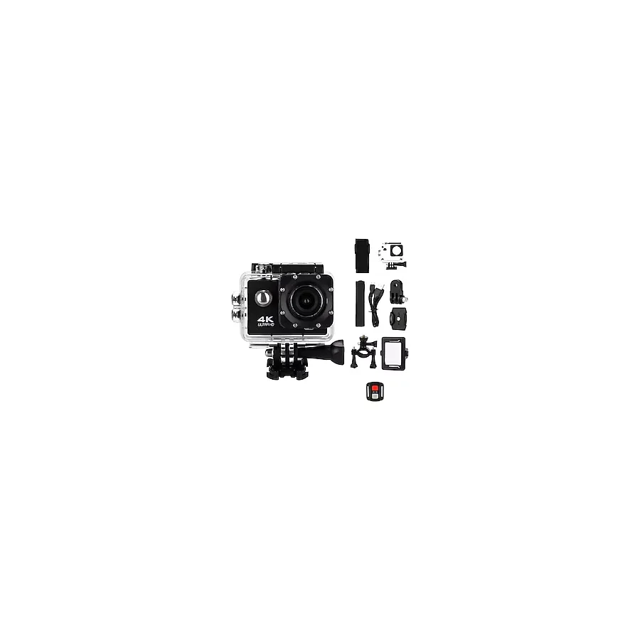 MarkEntegra 4K Ultra Hd Su Geçirmez Aksiyon Kamerası - 16MP Wifi Spor Kamera, 170° Geniş Açılı Lens, 2.0 Inç Ekran, 2.4g Kablosuz Bilek Uzaktan Kumandalı, Bisiklet ve Sualtı Dalış Seti