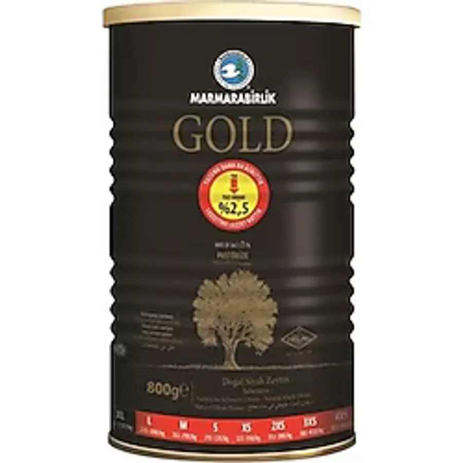 MarmaraBirlik MARMARABİRLİK GOLD ZEYTİN SALAMURA 800 GR