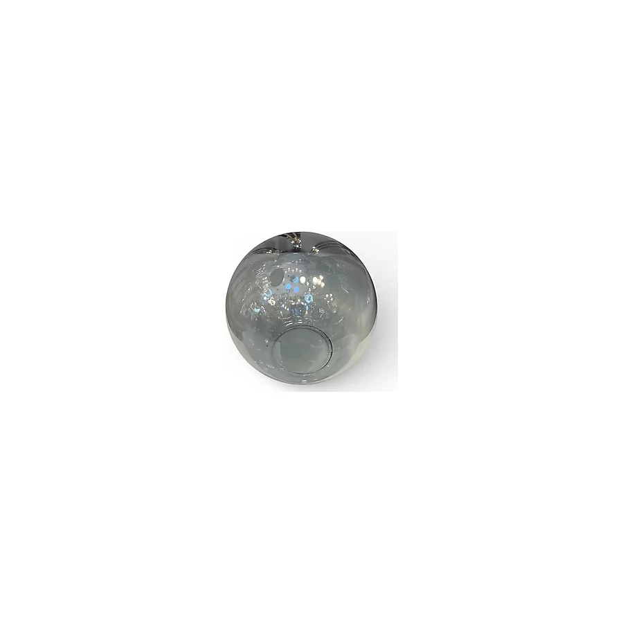 Mars Concept Füme Cam Glop Küre Lamba Camı - Avize / Aplik Yedek Camı 15 cm Çap - Gri