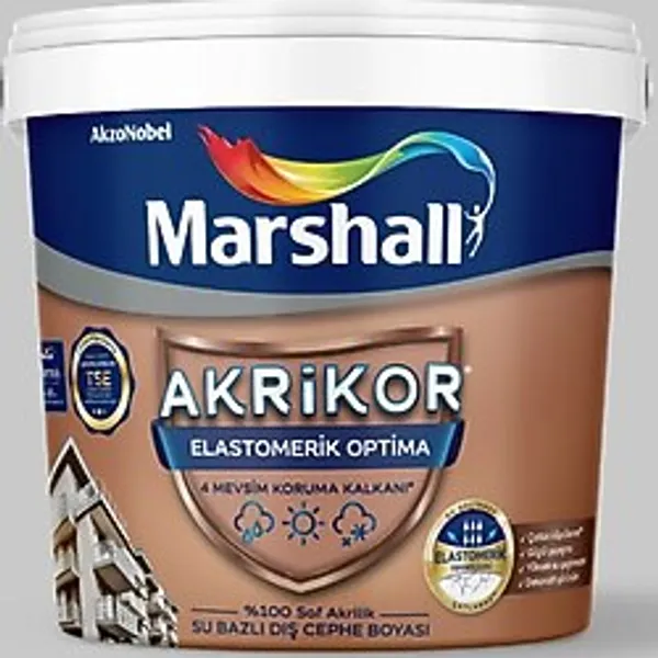 Marshall Akrikor Elastomerik Optima Dış Cephe Boyası Mahlep 15L