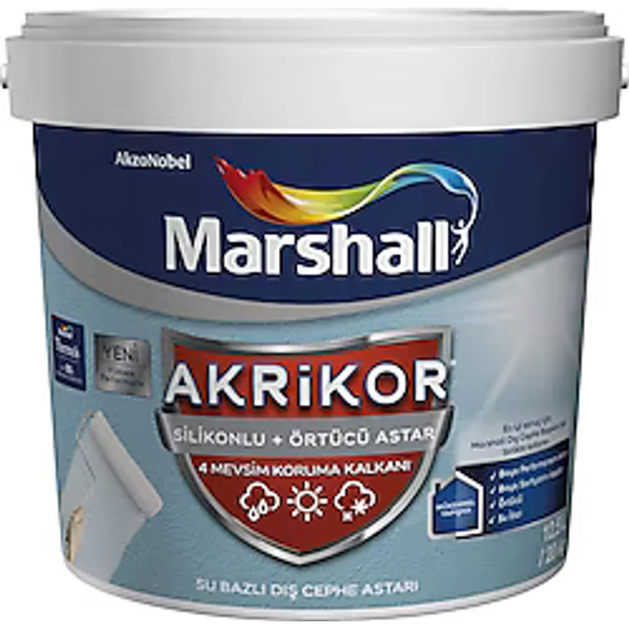 Marshall Boya Akrikor Silikonlu Örtücü 20 kg Astar
