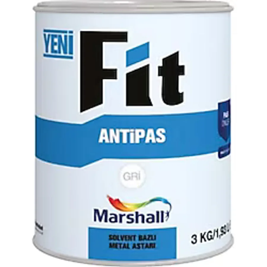 Marshall Fit Antipas Metal Astarı Gri 3 Kg 5599126