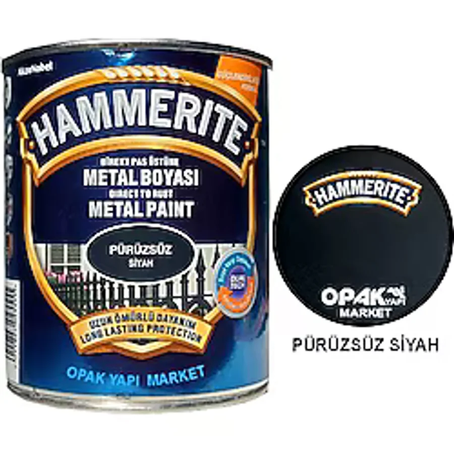 Marshall Hammerite Düz Siyah 2,5 Lt