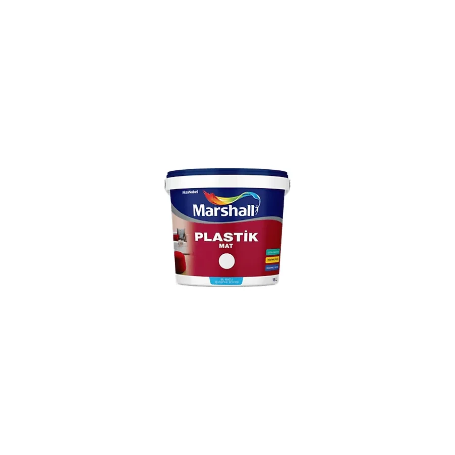 Marshall Plastik Mat İç Cephe Boyası Mum Işığı 15L