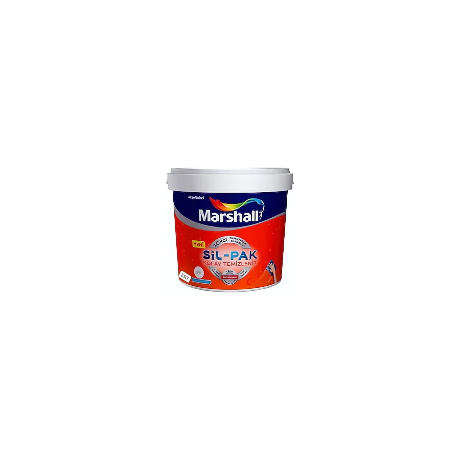 Marshall Sil-Pak Silikonlu 2.5 lt İç Cephe Boyası