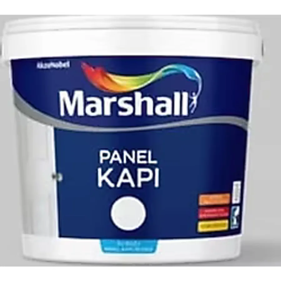 Marshall Su Bazlı Panel Kapı Boyası - Beyaz - 1L
