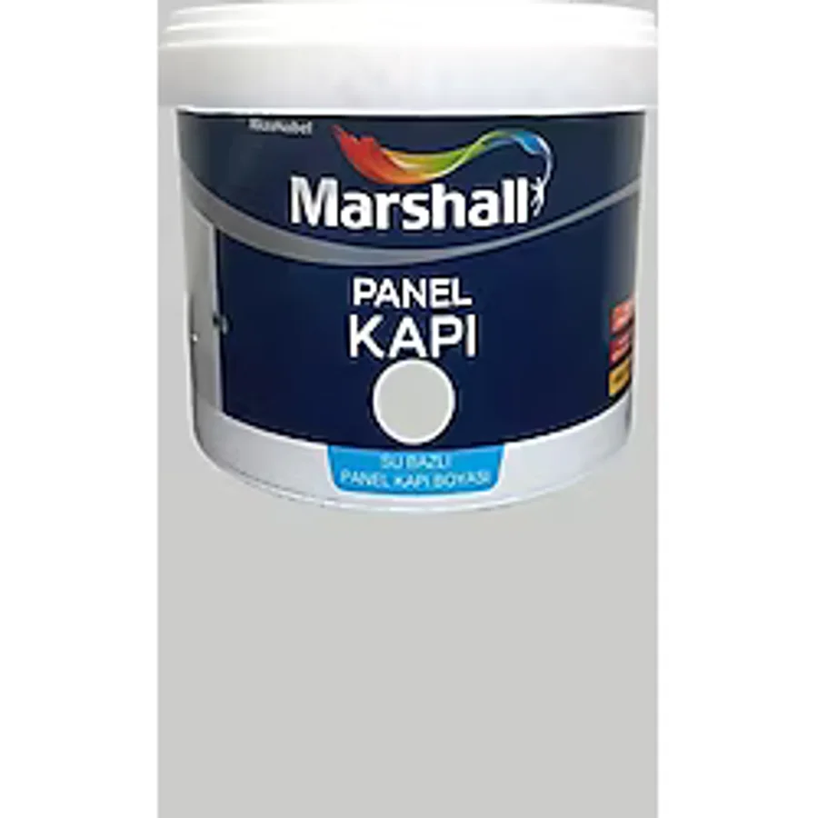 Marshall Su Bazlı Panel Kapı Boyası Gri Kayrak 1 Lt 1 Kg - GRİ KAYRAK