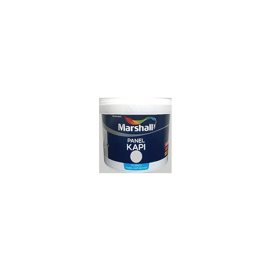 Marshall Su Bazlı Panel Kapı Boyası Kül Bulutu 1 Lt 1 Kg