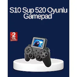 Marsilyan 2025 S10 Gamepad 520 Klasik Retro Oyunlu Tv Bağlantılı A Kalite Orijinal