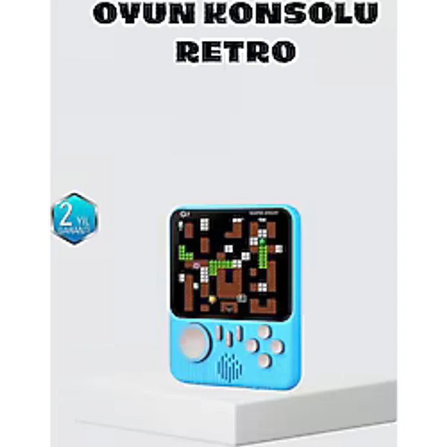 Marsilyan 666 Oyunlu Retro Mini Oyun Konsolu - 3.5" LCD Ekran ve Çift Kişilik Oyun