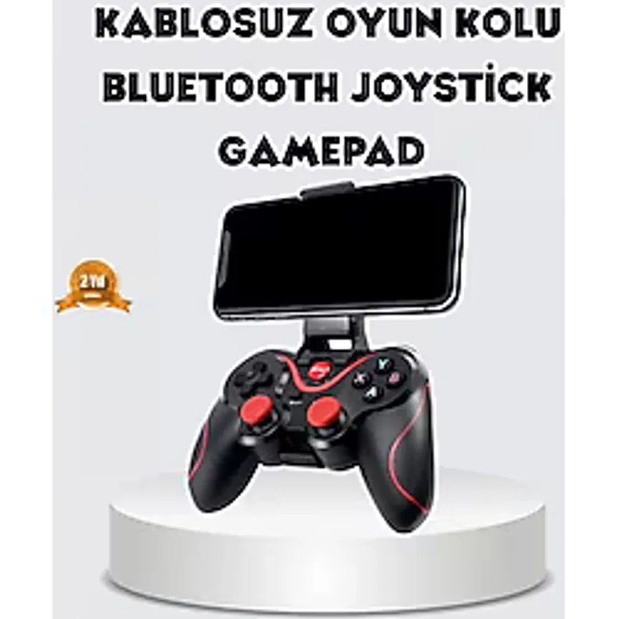 Marsilyan Bluetooth Gamepad Kablosuz Oyun Kumandası Tek Cihaz Destekli
