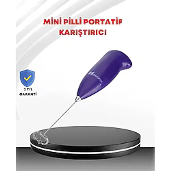 Marsilyan El Tipi Pratik Mikser - Kahve Süt Bebek Maması ve Yumurta Çırpıcı