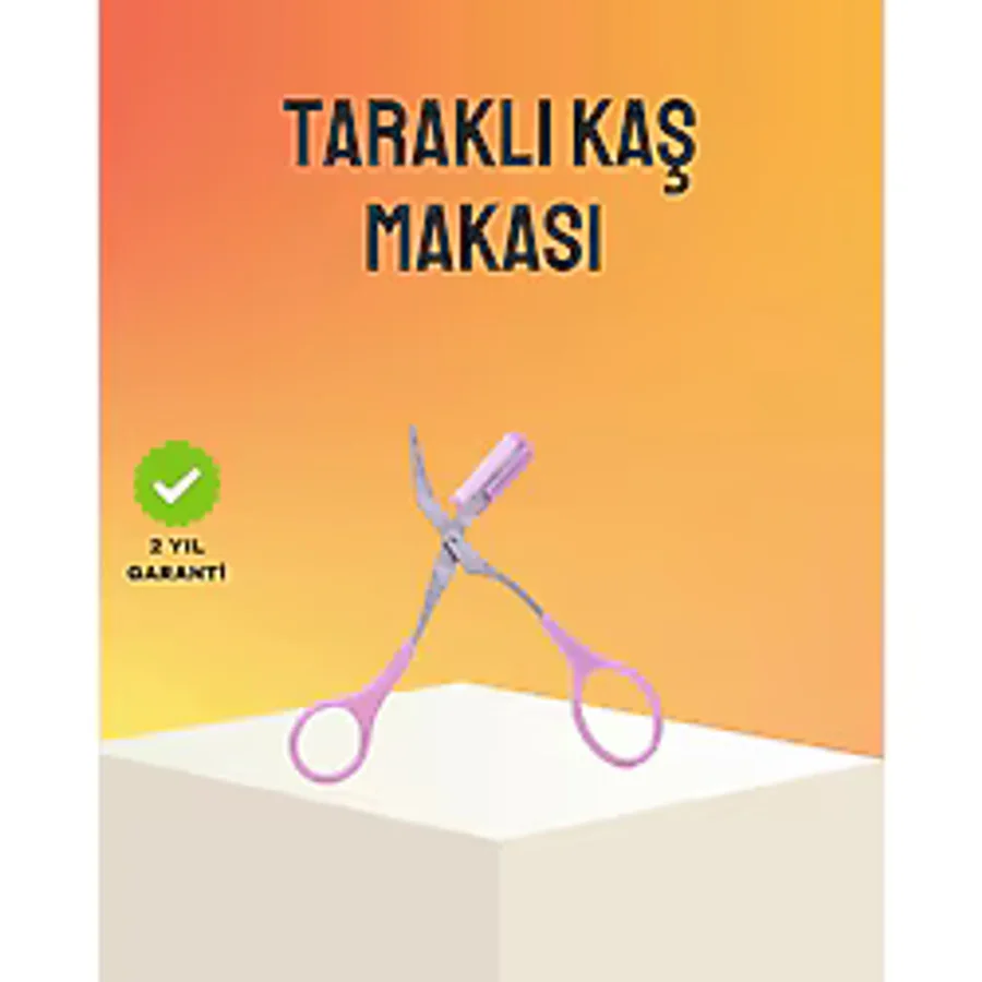 Marsilyan- Kaş Düzeltme Makası Taraklı - Profesyonel ve Pratik Kaş Bakımı