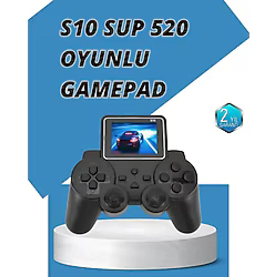 Marsilyan S10 Gamepad HDMI Tv Bağlantılı 520 Klasik Retro Oyun 2025 Seri Orijinal