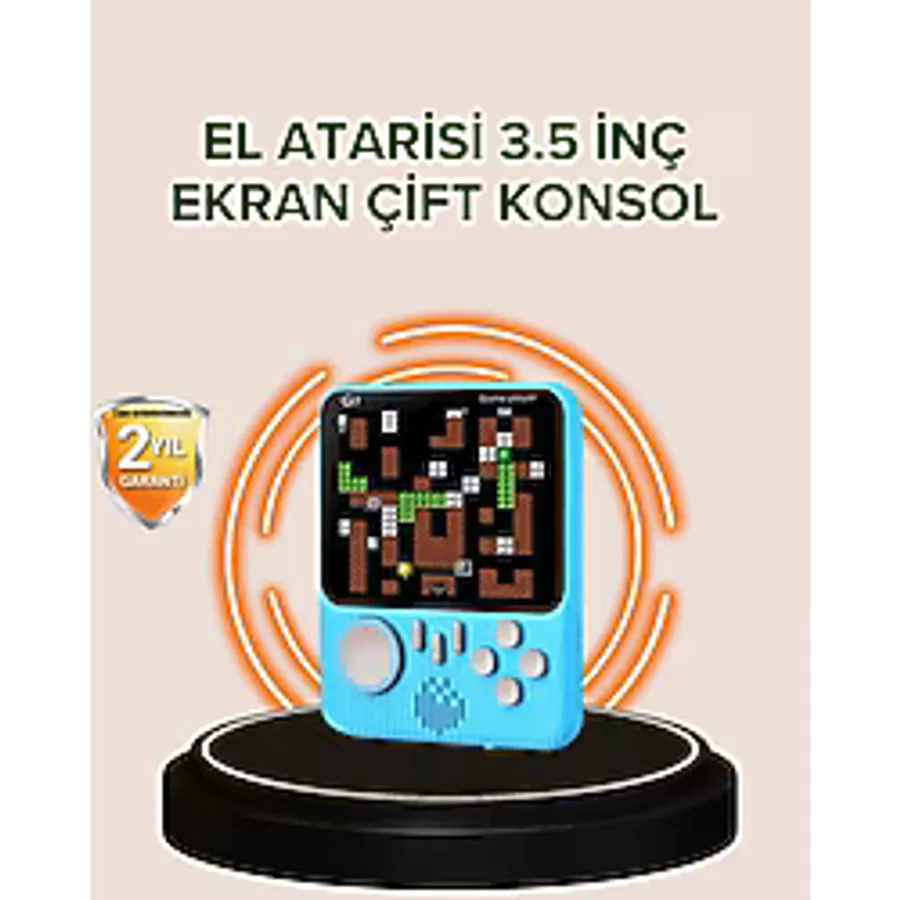 Marsilyan Tv Bağlantılı Çift Oyunculu Şarjlı Retro Gamepad Seti