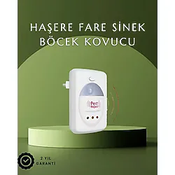 MARSİLYAN- Ultrasonik Ses Dalgalarıyla Kimyasalsız Fare ve Böcek Kovucu Cihaz