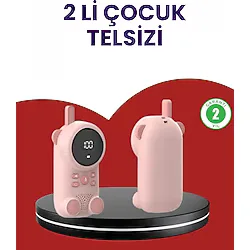 Marsilyan Uzun Menzilli Bebek Telsizi - Vox Modlu, Renkli LCD Ekranlı