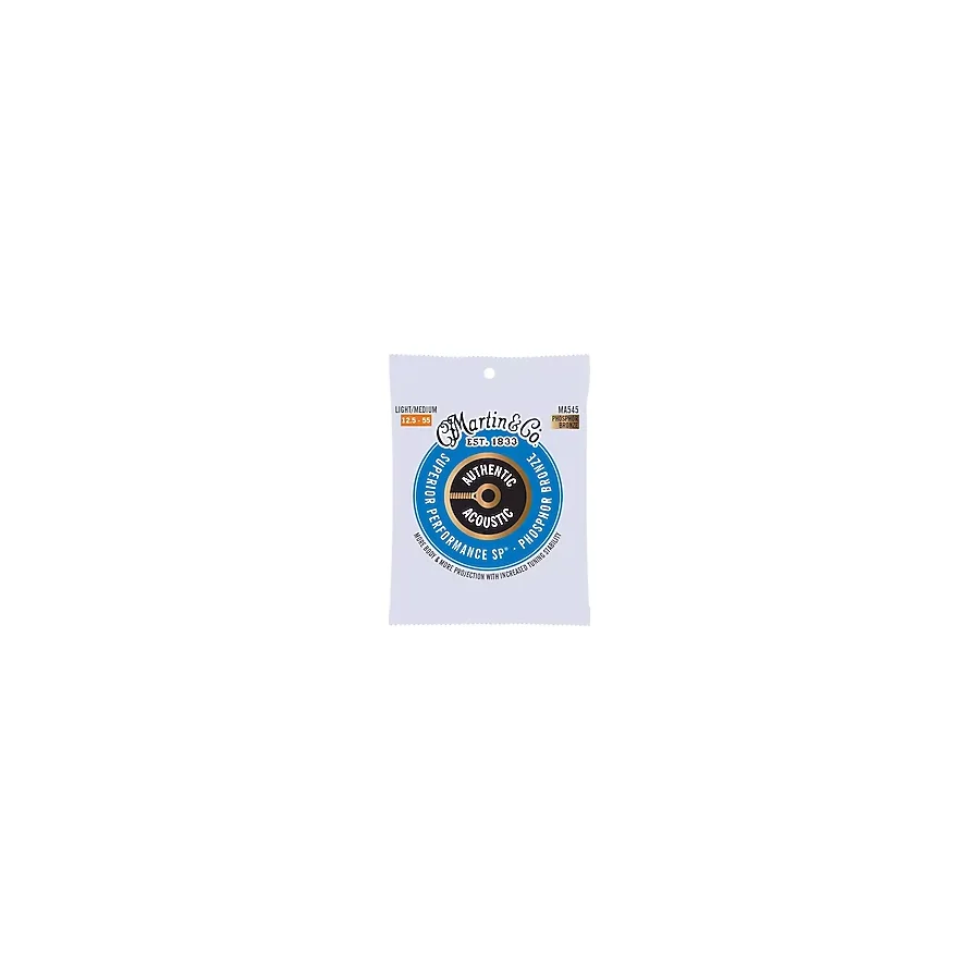 Martin Co MA545 SP Phosphor Bronze Akustik Gitar Telleri (Light Medium 12.5-55)
