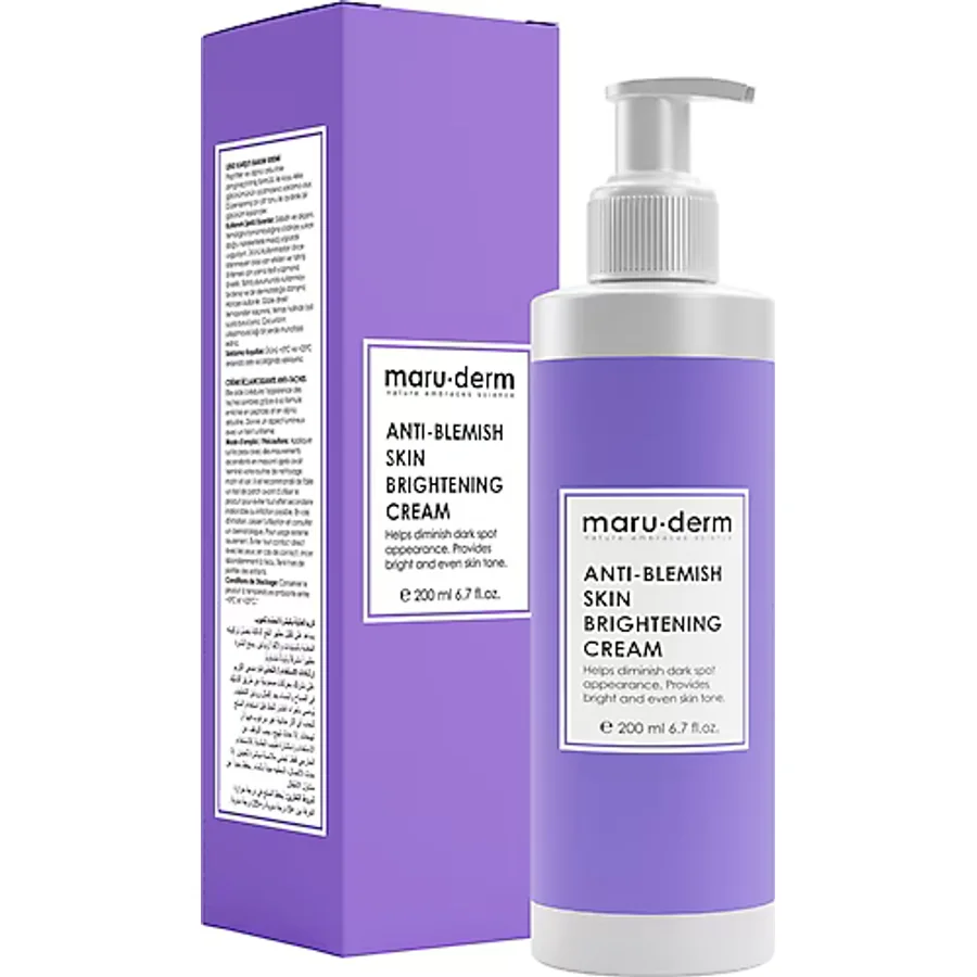 Maru.Derm Leke Karşıtı Cilt Beyazlatıcı Bakım Kremi 200 ml
