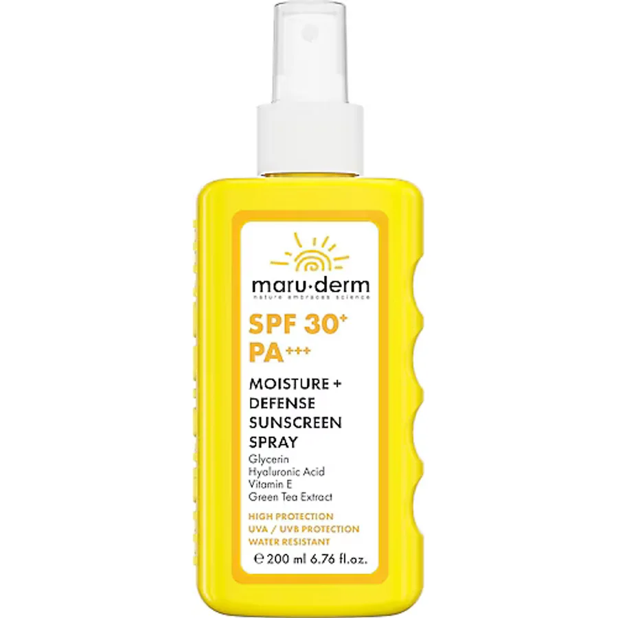 Maru.Derm Nemlendirici ve Koruyucu 200 ml 30 Faktör Sprey Güneş Kremi