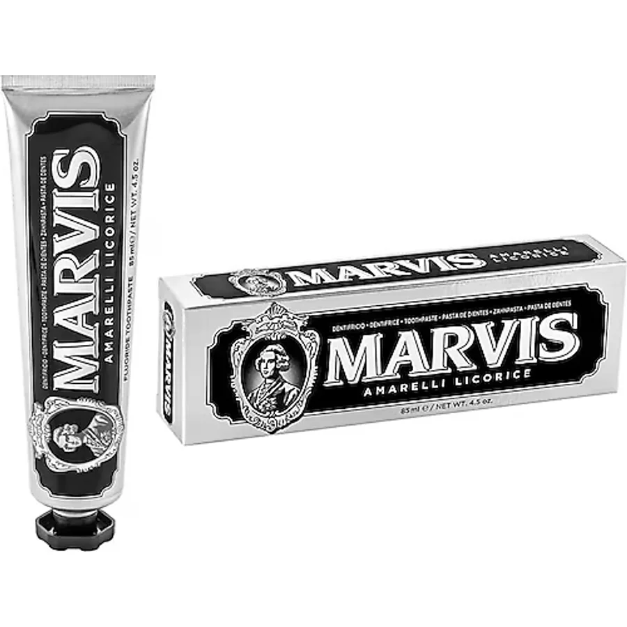 Marvis Amarelli Licorice Beyazlatıcı 85 ml Florürlü Diş Macunu