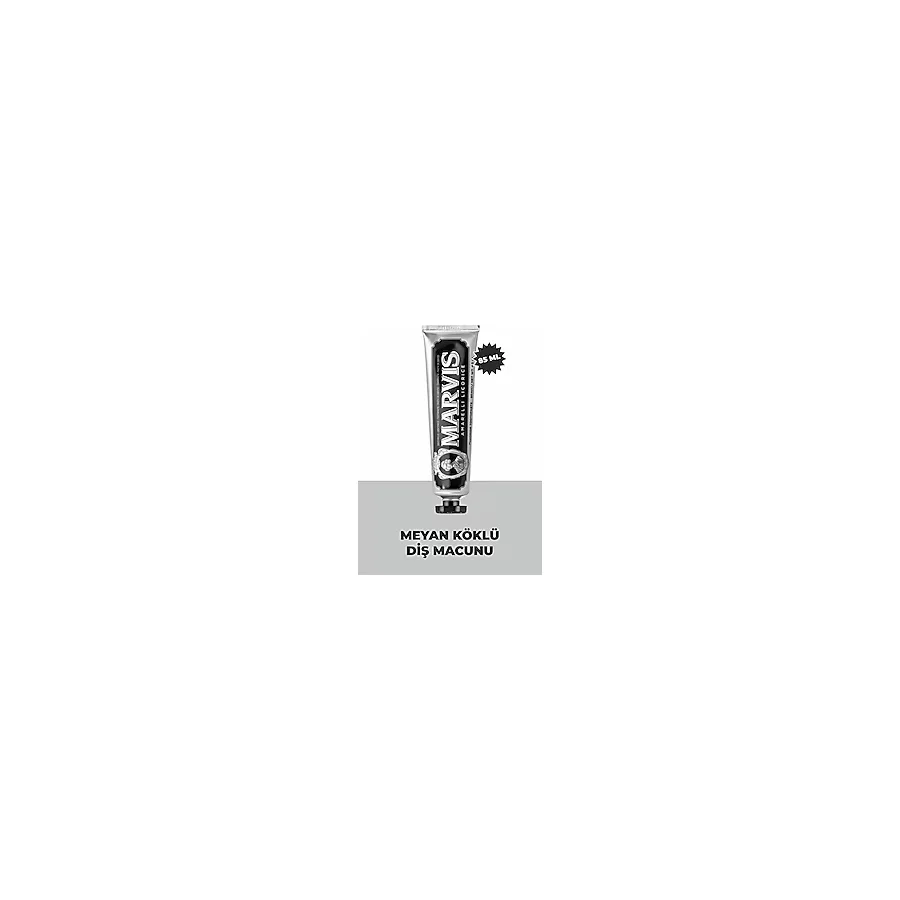 Marvis Amarelli Licorice Diş Macunu Koruyucu Etkiyle 75 ml Siyah Anason Aromalı
