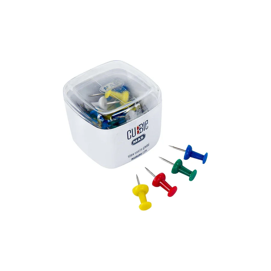 Mas 1254 Cubbie Renkli Harita Çivisi