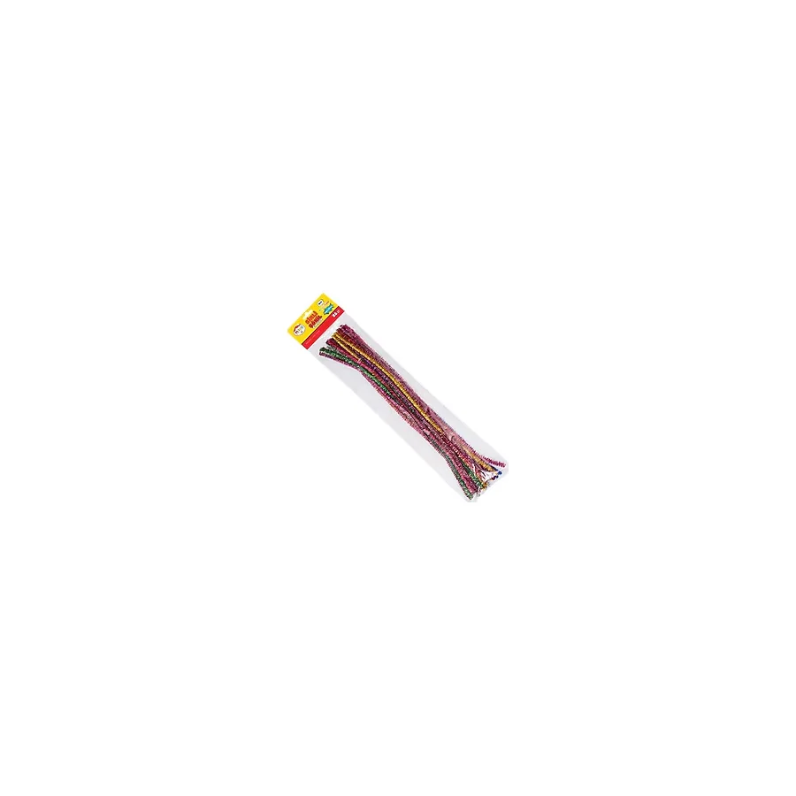 MAS 1823 ŞÖNİL 6MMX30CM SİMLİ RENK 25Lİ PK