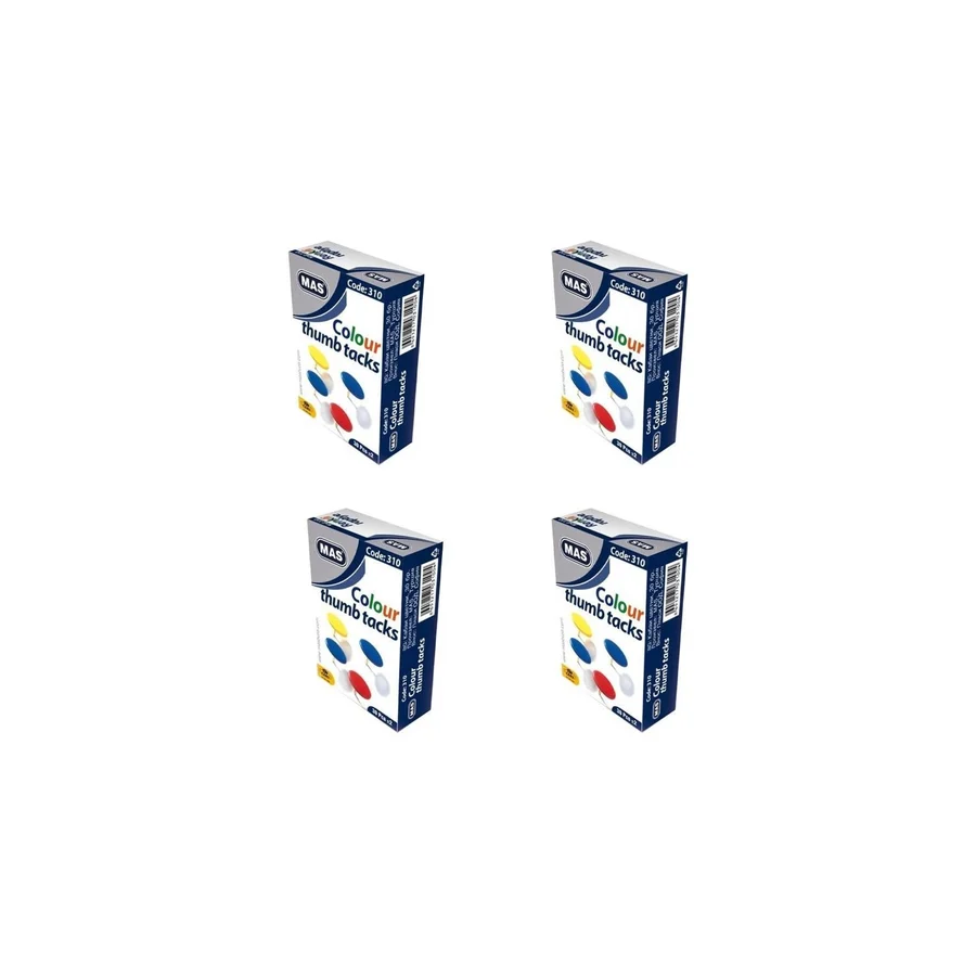 Mas 310 Renkli Raptiye ( Pvc Kaplı ) 4 Adet