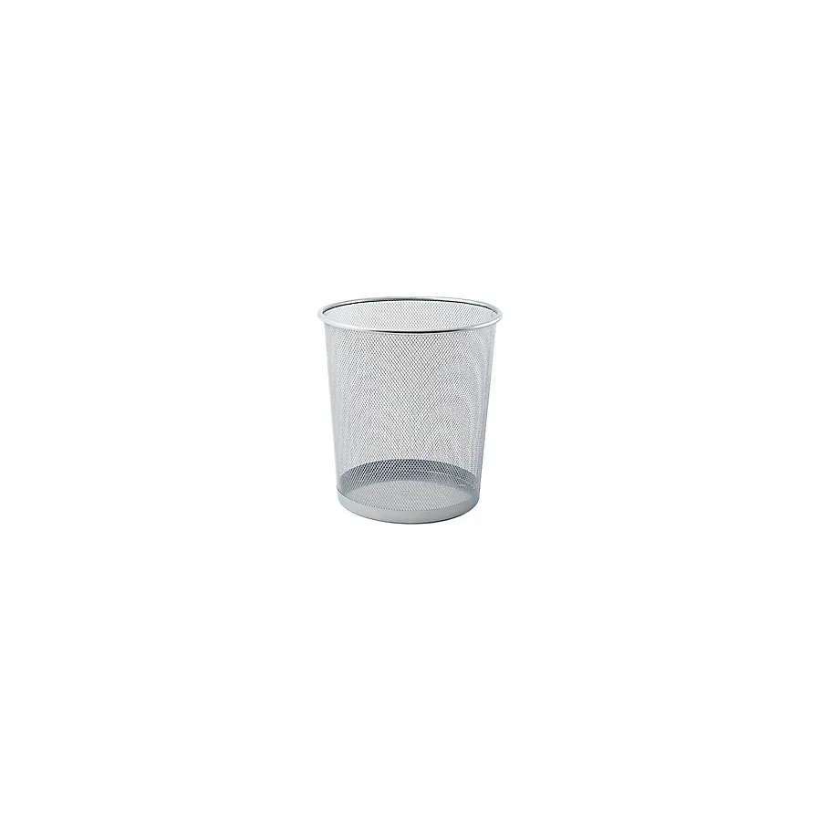 Mas 854 10 lt Metal Tam Perforeli Gri Çöp Kovası