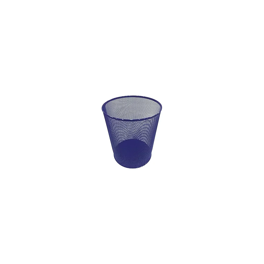 Mas 854 10 lt Metal Tam Perforeli Lacivert Çöp Kovası