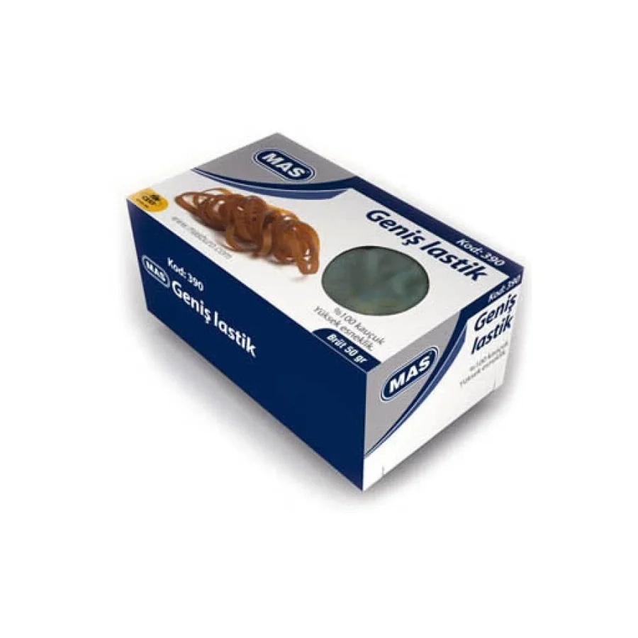 Mas Kaucuk Geniş Ambalaj Lastigi 50Gr