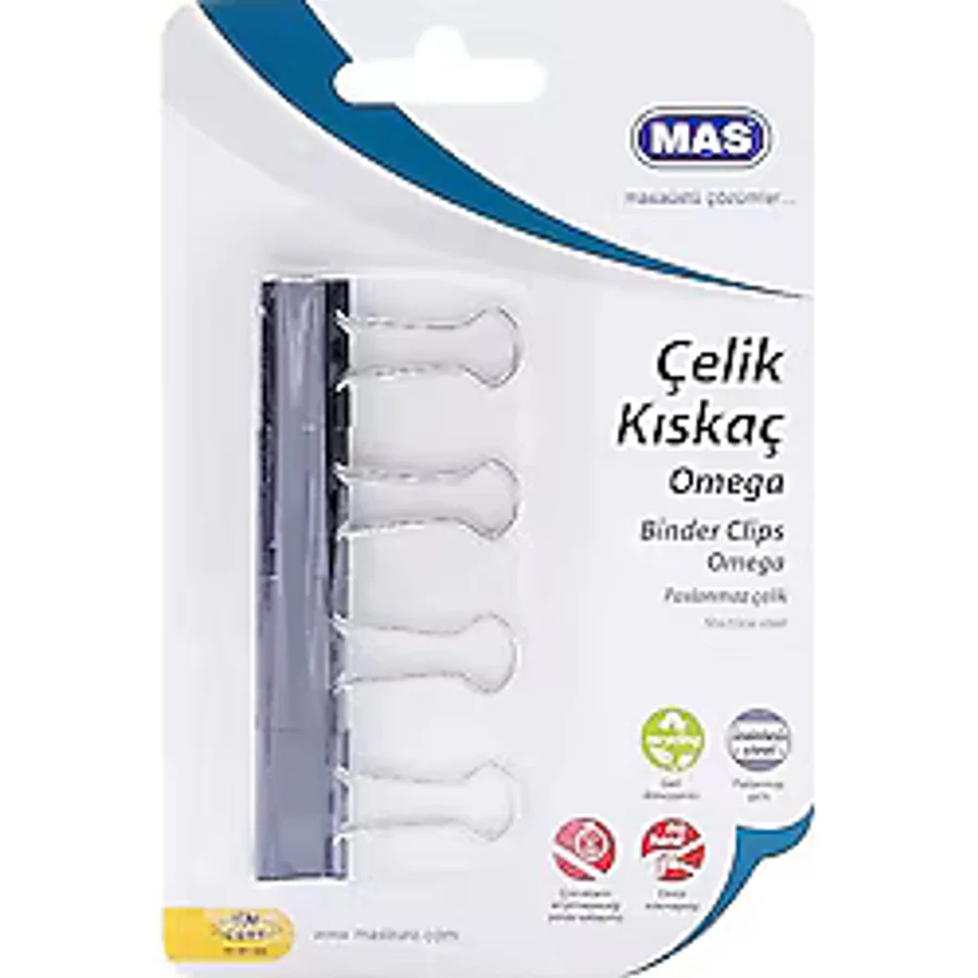 Mas Kıskac Omega Celık 25mm 4 Lu Blıster (926)