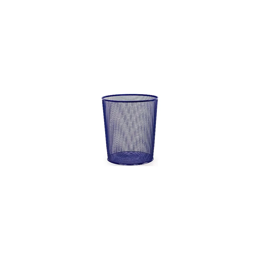 MAS Lacivert Metal File Çöp Kovası 10 Litre