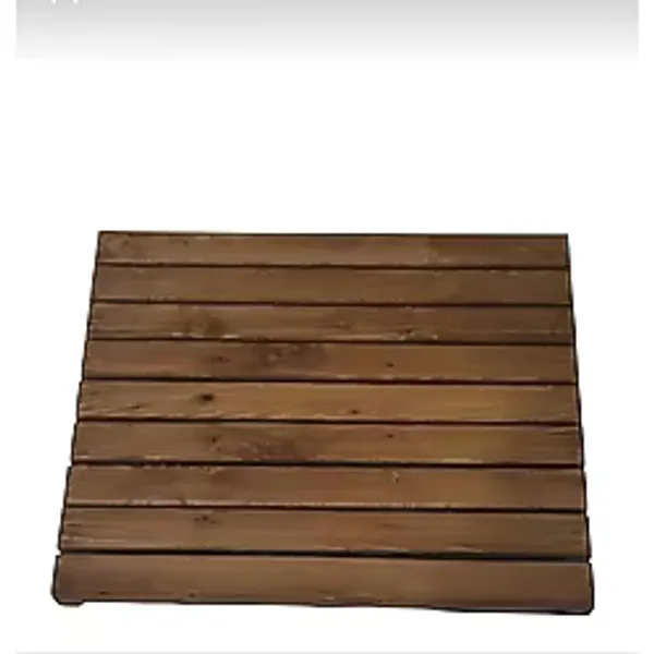 Masa Altı Ayaklık Ayak Koyma Standı Ayak Rampası Kestane Rengi 49x40cm.