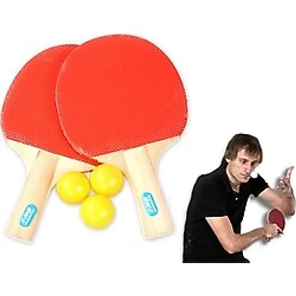 Masa Tenisi Seti Pinpon (2 Raket + 3 Top)