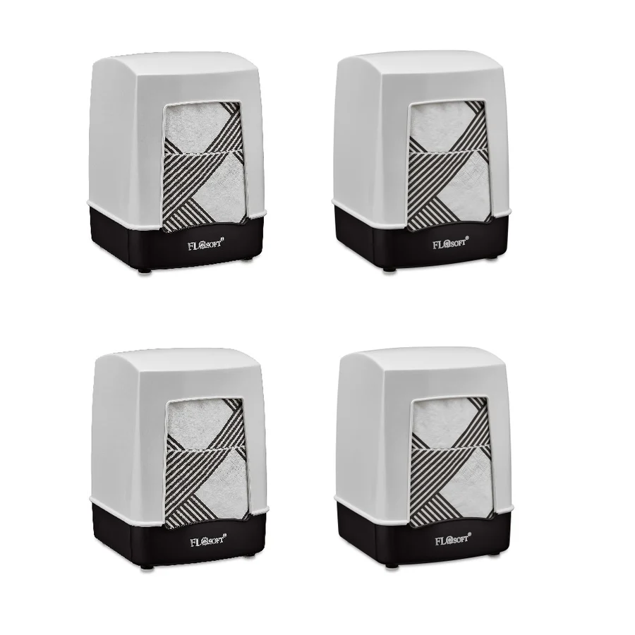 Masa Üstü 4 Lü Dikey Dispenser Peçetelik - Flosoft Peçetelik F053