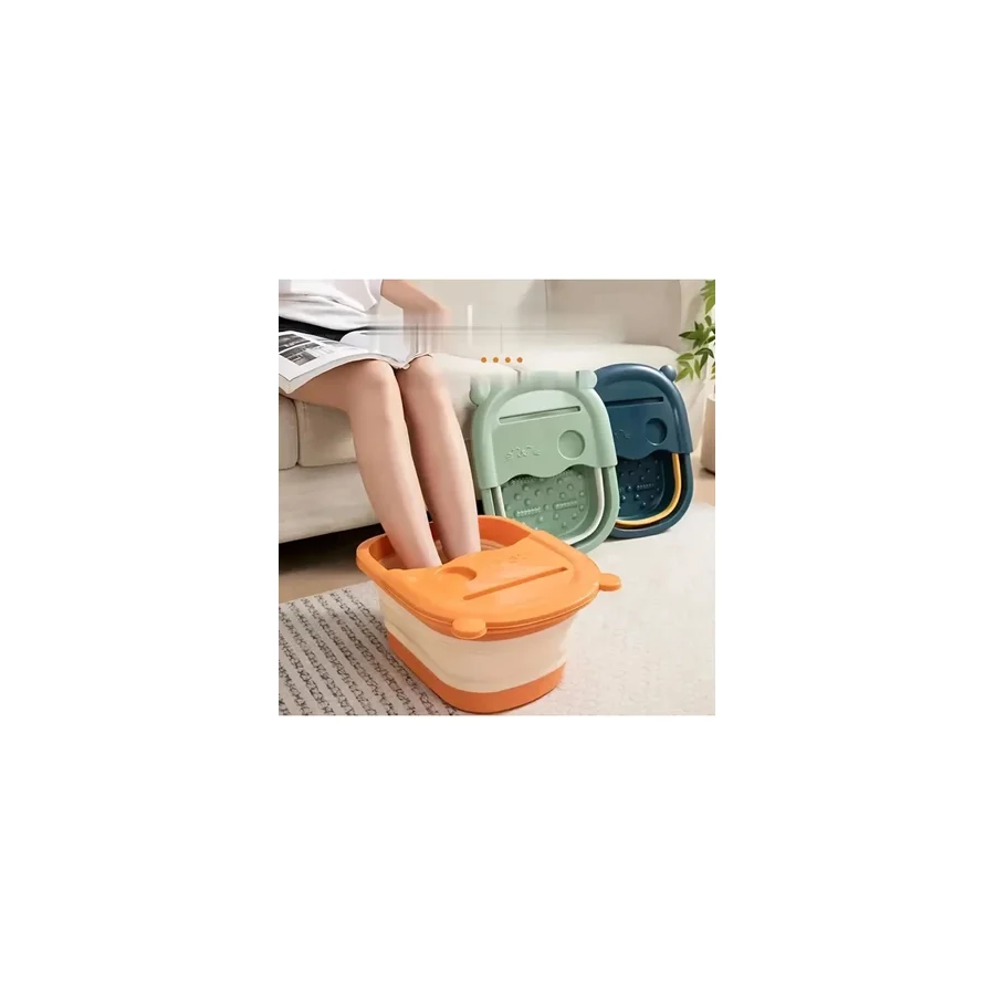 Masajlı Katlanır Ayak Bakım Leğeni Katlanır Pedikür Leğeni Ayak Yıkama Leğeni Katlanır Kova
