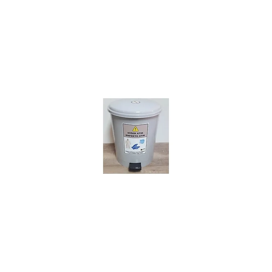 Maske Eldiven Ve Tek Kullanımlık Tulum Atık Kovası 15 Lt