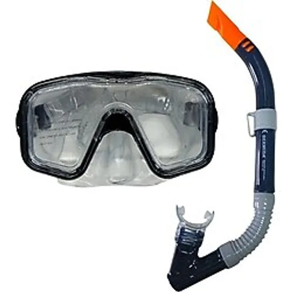 Maske Şnorkel Safari Dalış Seti Tepered Cam - 2186A/113Csb - 1 Adet