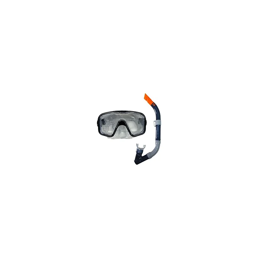 Maske Şnorkel Safari Dalış Seti Tepered Cam - 2186a/113csb Lisinya