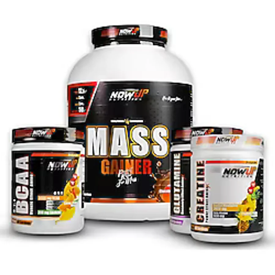 Mass Gainer, BCAA, Glutamin ve Kreatin Kombinasyon Paketi