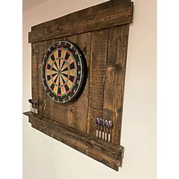 Master Hands Sadece Ahşap Dart Tahtası Arkalığı, 65cmx80cm , Ahşap Dart Arkalığı, Ahşap Dart Dolabı